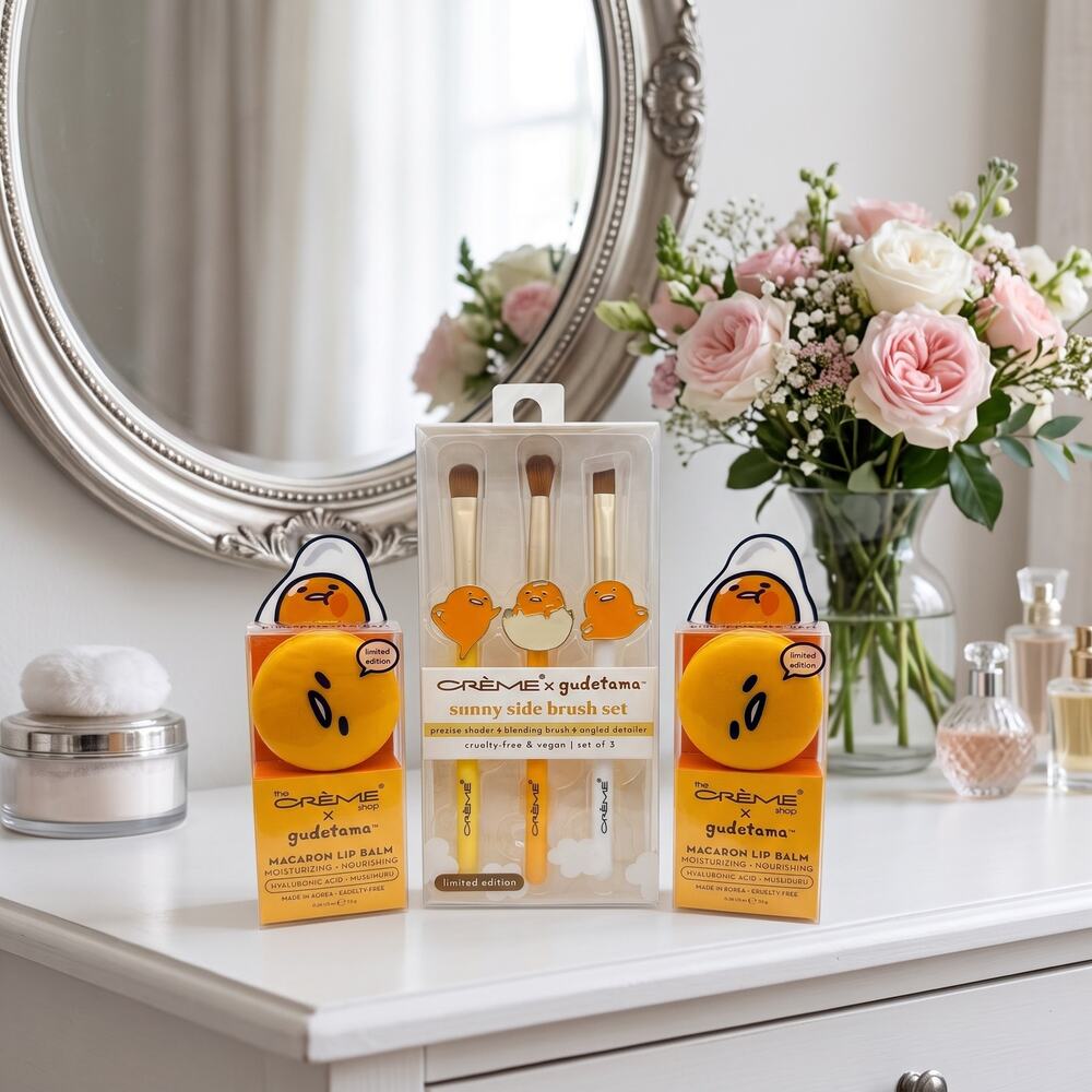 Limited-edition Gudetama beauty bundle from The Crème Shop.